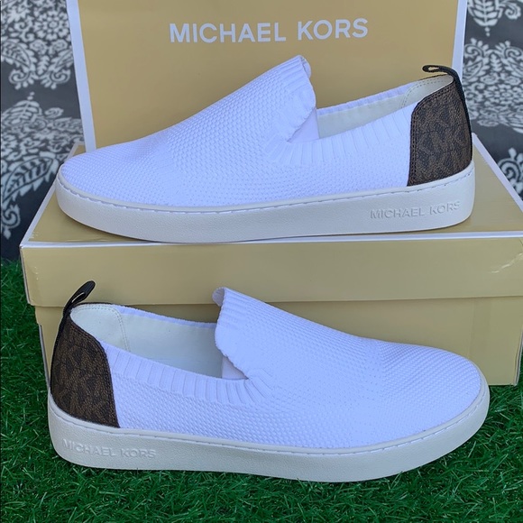 Michael Kors Shoes - MICHAEL KORS SARINA SLIP ON SOFT STRETCH KNIT OpWh
